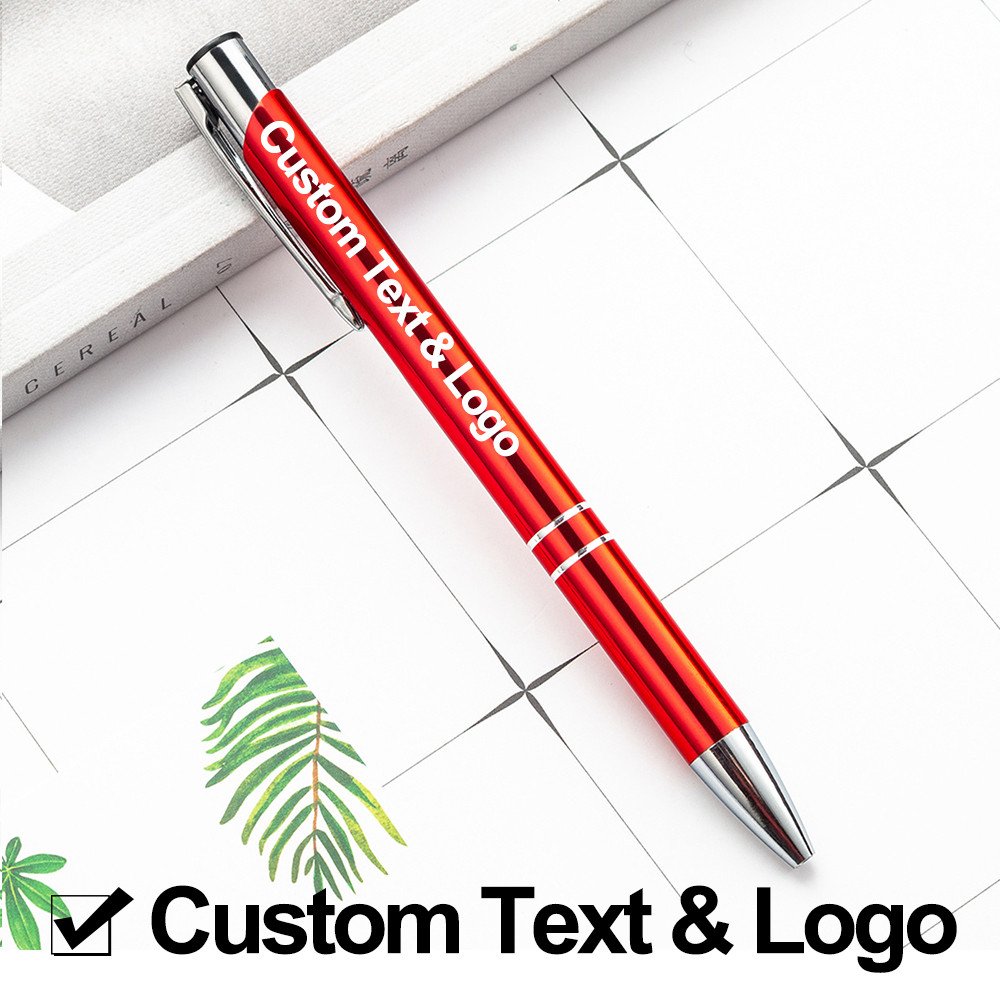 Wholesale Business metal aluminum Custom Logo Ball Pen Creative Business School Birthday Gift new fashion touch screen pen
