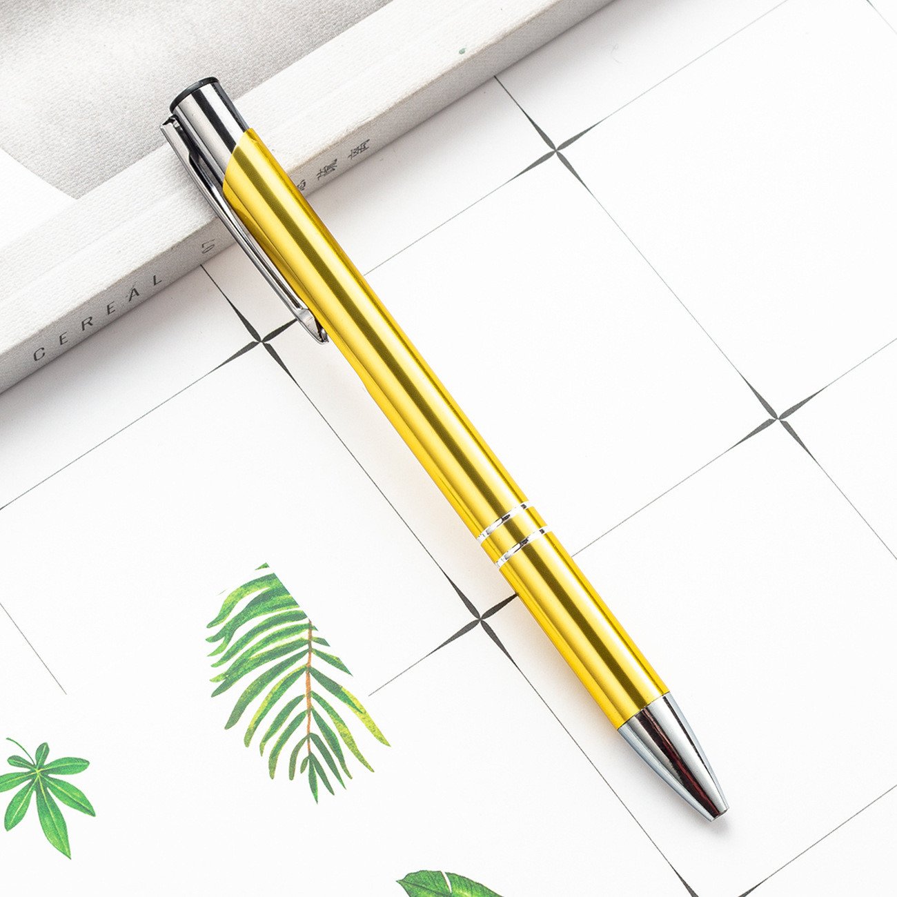 Wholesale Business metal aluminum Custom Logo Ball Pen Creative Business School Birthday Gift new fashion touch screen pen
