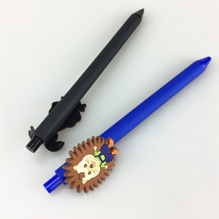 High Quality Custom Design Clip Ball Pen Soft Pvc Ballpoint Pen Promotional Pen Custom Logo