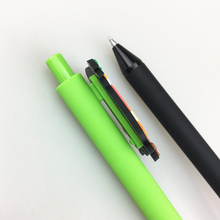 High Quality Custom Design Clip Ball Pen Soft Pvc Ballpoint Pen Promotional Pen Custom Logo