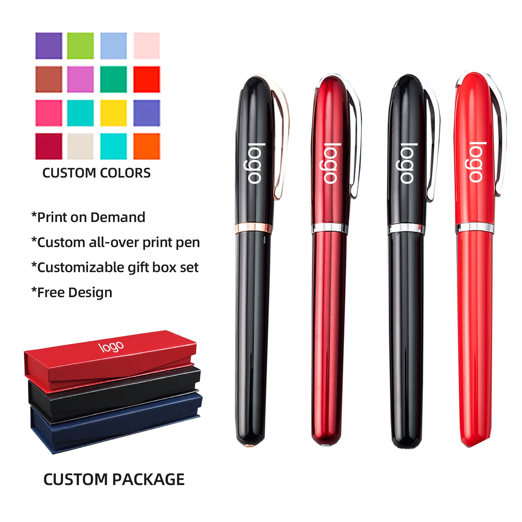 New Pen Gift Parker Metal Customize Fashion Promotional Business Matte Pen Metal Ballpoint Pen For Business Office