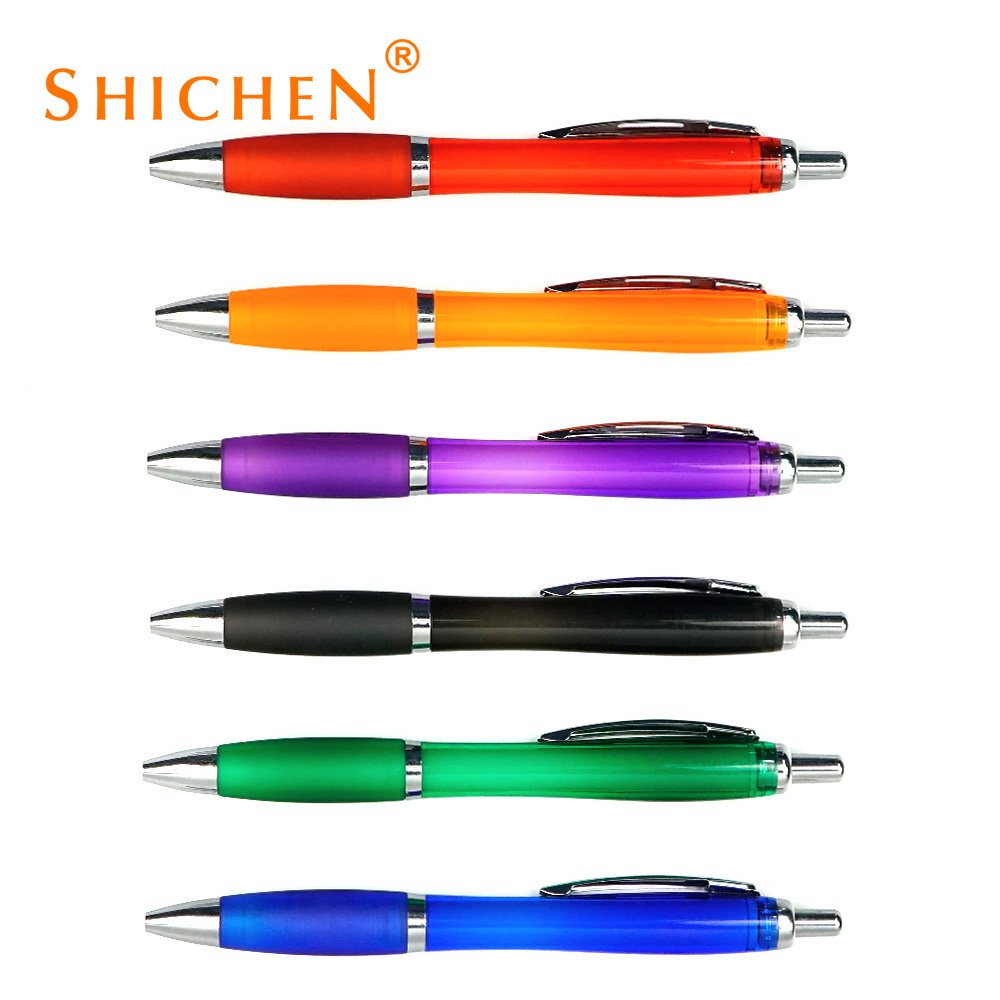 Hot sale ball pen cheap rubber simple promotion gift ballpoint pen custom logo printed hotel plastic ball pen