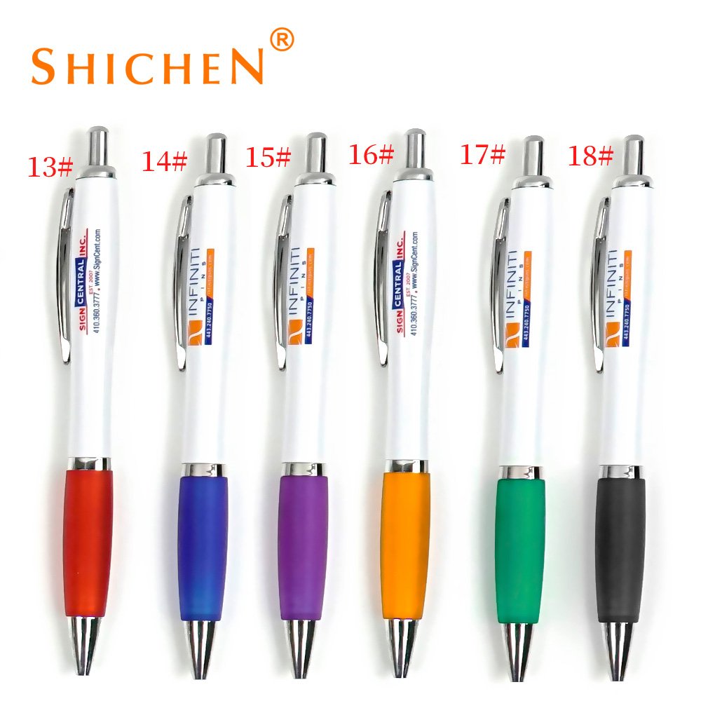 Hot sale ball pen cheap rubber simple promotion gift ballpoint pen custom logo printed hotel plastic ball pen