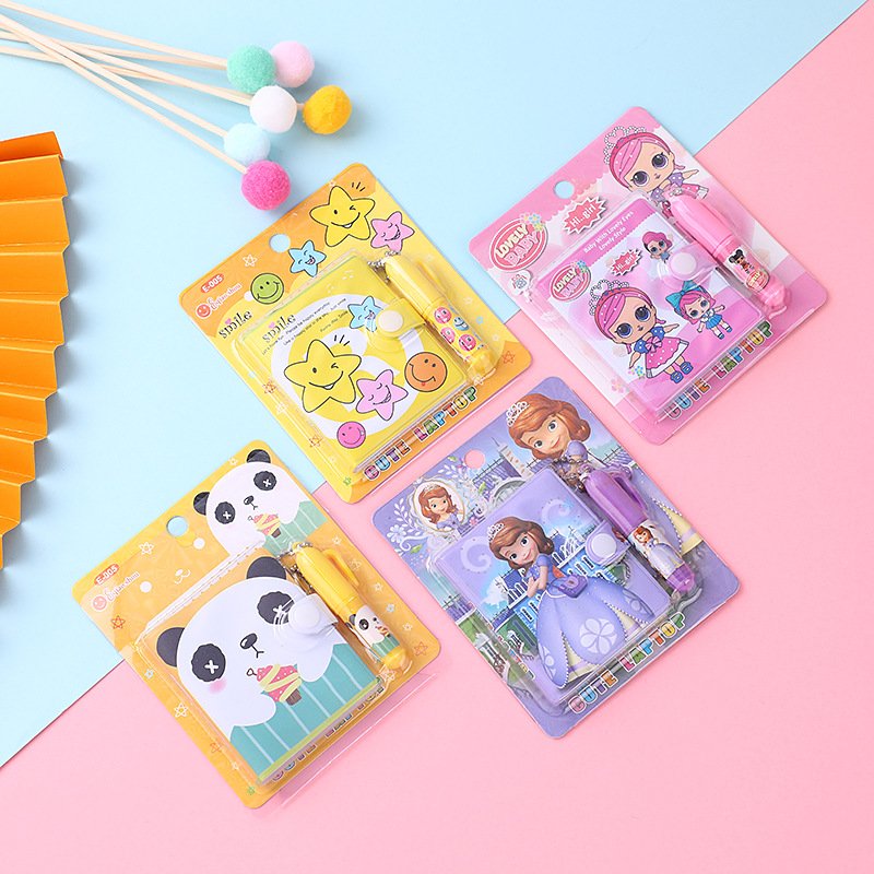 Cute Unicorn Flamingo Mini Notebook Ballpoint pen set Creative stationery gift school supplies for children Sets 561