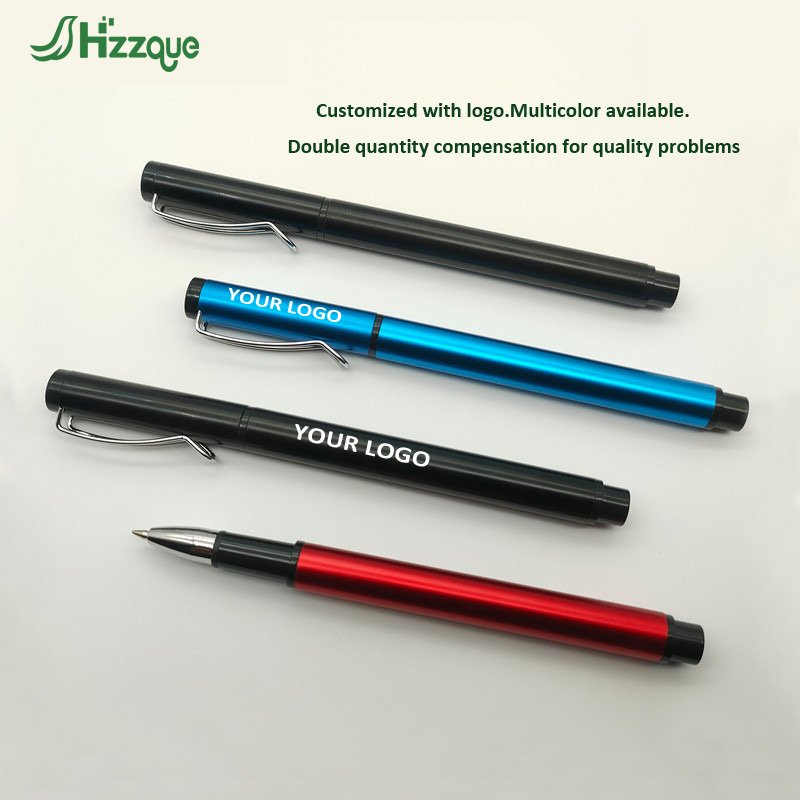 advertising Promotion Multicolor Ballpoint Pens Custom Logo Metal gel pen Novelty Business Logo Pen for Gifts
