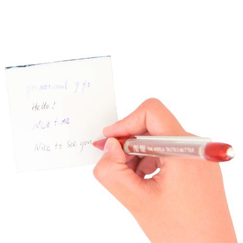 Customized Logo Novelty Ballpoint Pen Translucent Plastic Body Scroll Pull Banner Promotional Pocket Pen Clip Attractive Design
