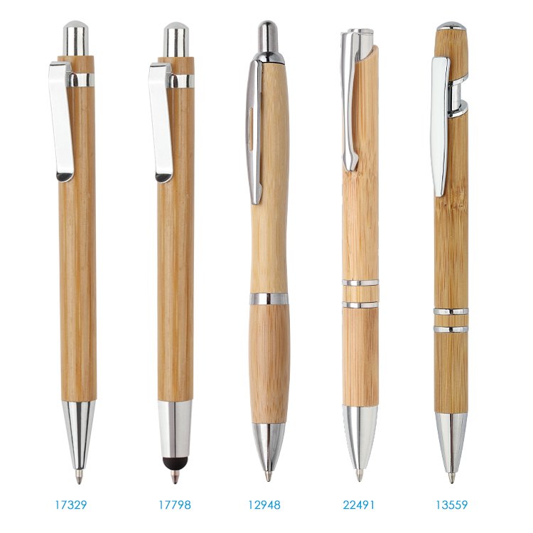 Hot selling High Quality Black Wood Push Ballpoint Pen Wholesale Promotional Cheap Eco Friendly Customized Logo