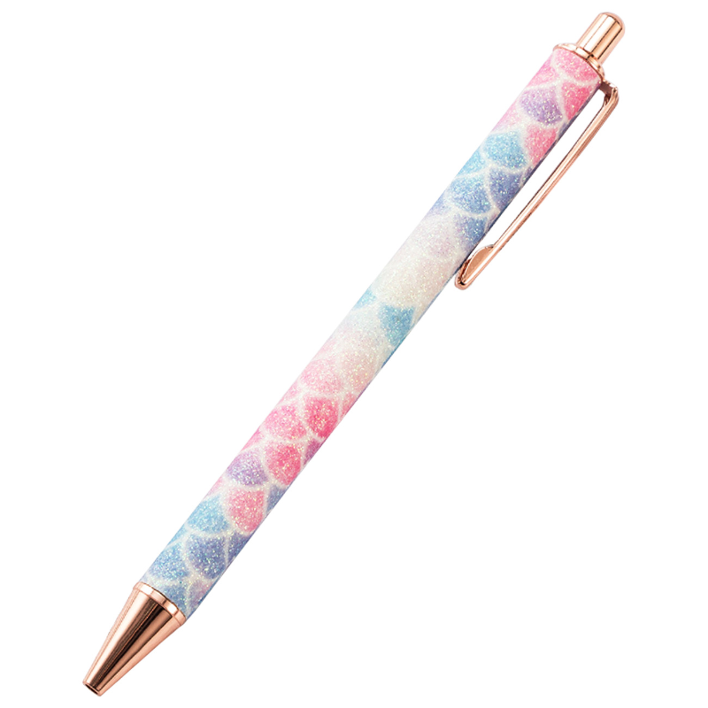 Creative Shiny Metal Ballpoint Pen Cute Ballpoint Pen Custom Ballpoint Pen 1.0mm Black Ink