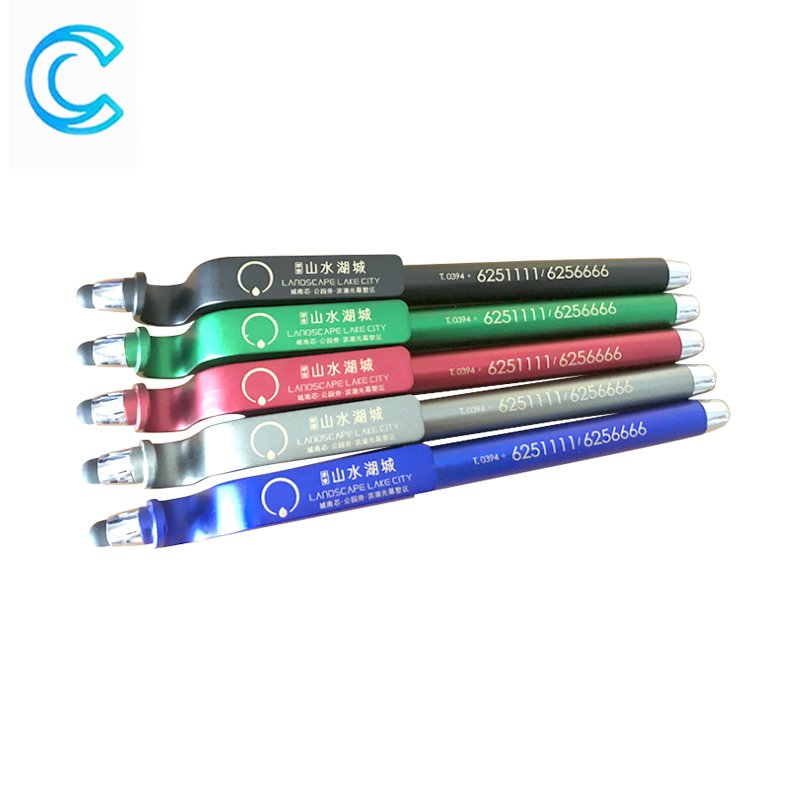 New Design Customize Ballpoint Pen Multi-functional 3-in-1 Spray Bottles Phone Holder Stand Plastic Spray Ballpoint Pen