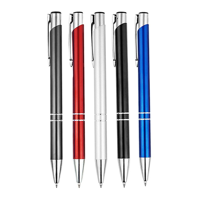 Custom Wholesale Logo creative Stylus Ball Point Gel Pens With Advertising Luxury High Quality Aluminum Metal Ballpoint Pen