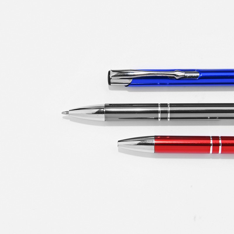 Custom Wholesale Logo creative Stylus Ball Point Gel Pens With Advertising Luxury High Quality Aluminum Metal Ballpoint Pen
