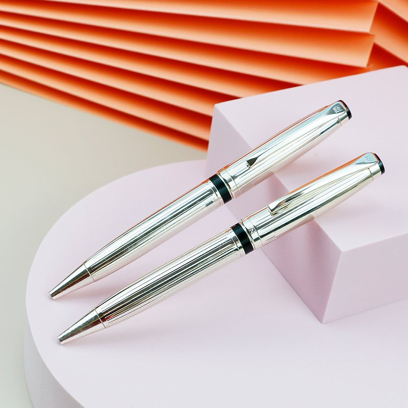 Advanced promotional brass rod metal accessories used by business people metal ballpoint pen