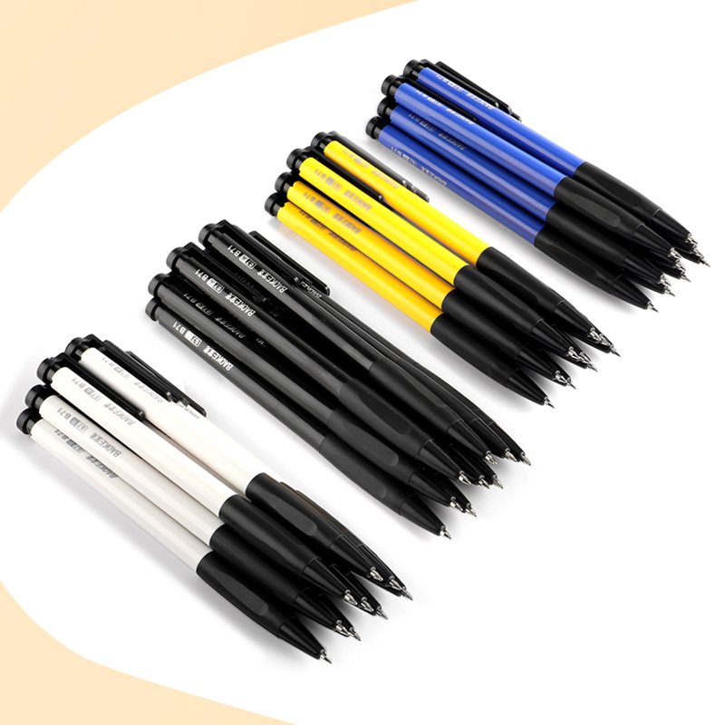 4 colors ink plastic ball pen for promotion 0.7mm ballpoint pen