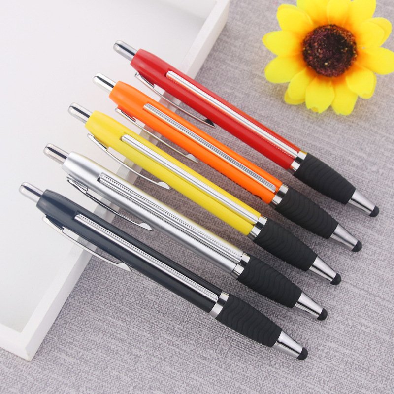 Reginfield Promotional Plastic Flag Pen Retractable Pull Out Banner Pen Cheap Rolling Paper Ball Pen with Custom Logo