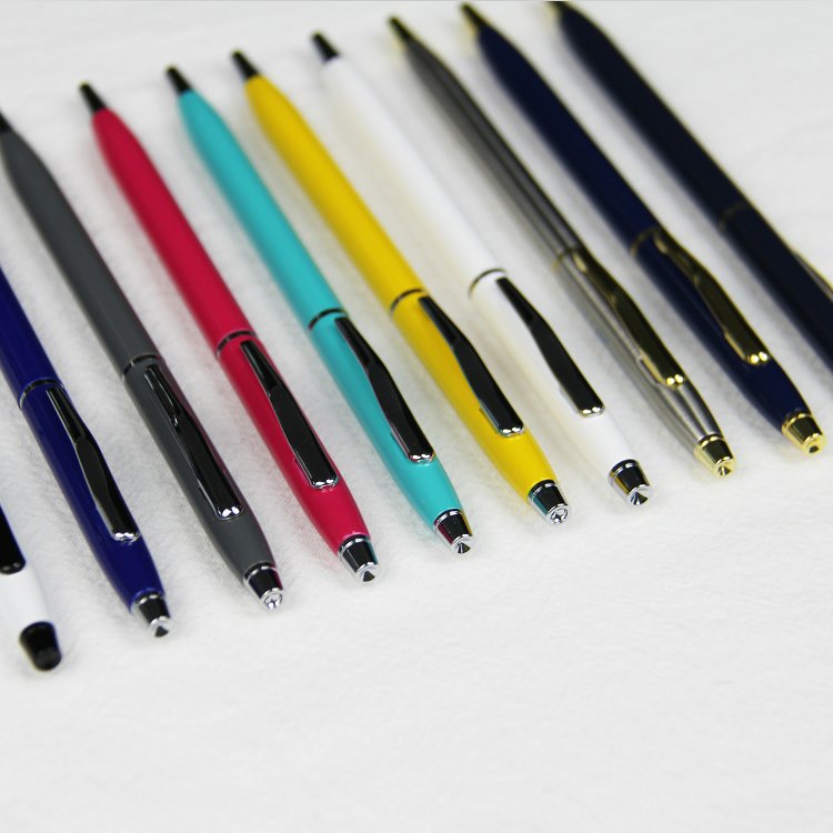 Eacajess Promotional Cheap Custom Logo Metal Pen Slim Pen