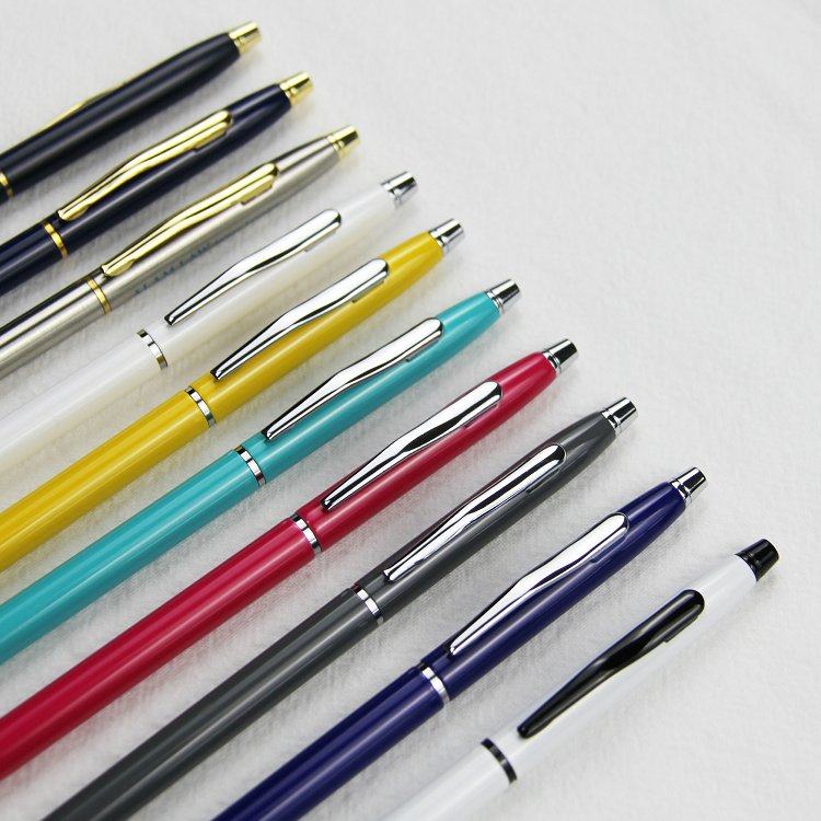 Eacajess Promotional Cheap Custom Logo Metal Pen Slim Pen