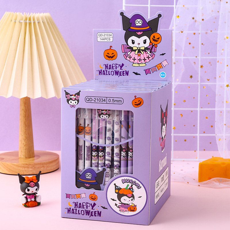 Creative Cartoon Elf Straight Neutral Pen Cute Student Heat Erasable Signature Pen