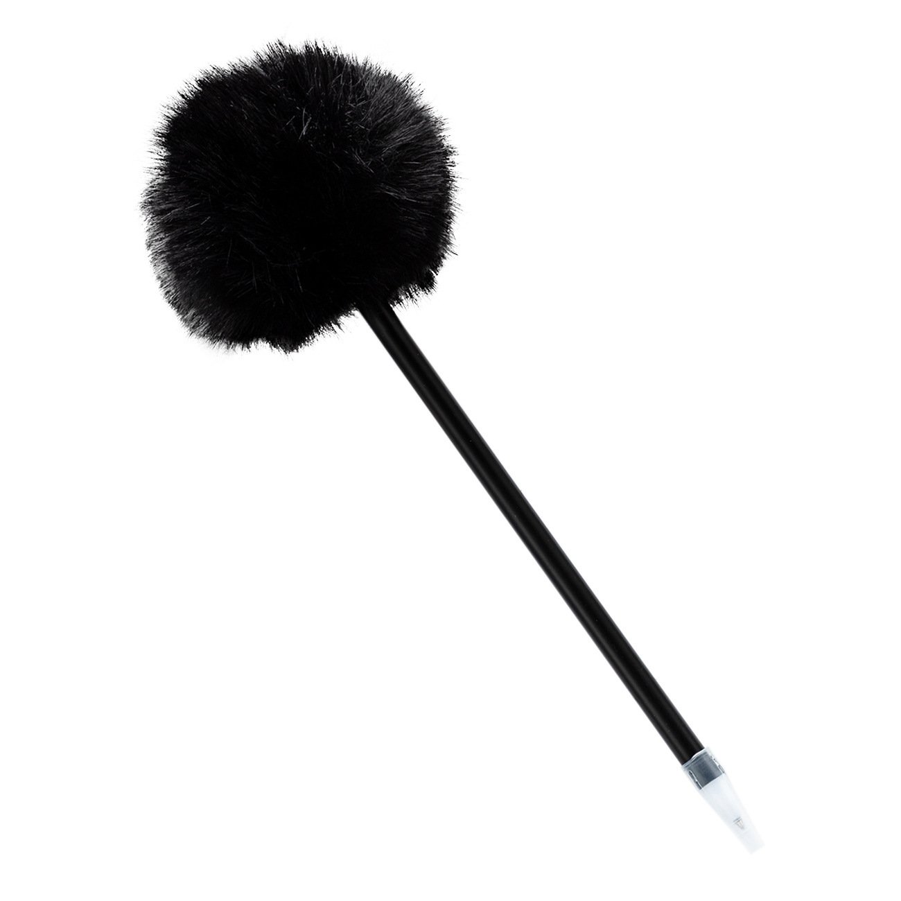 High quality hairball cute ballpoint pen cute bullet head Multi-colored ballpoint pen cute style Press ballpoint pen for writing