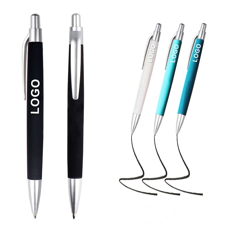 Wholesale promotional plastic ballpoint pen adverting pen with logo customized for school office business gift