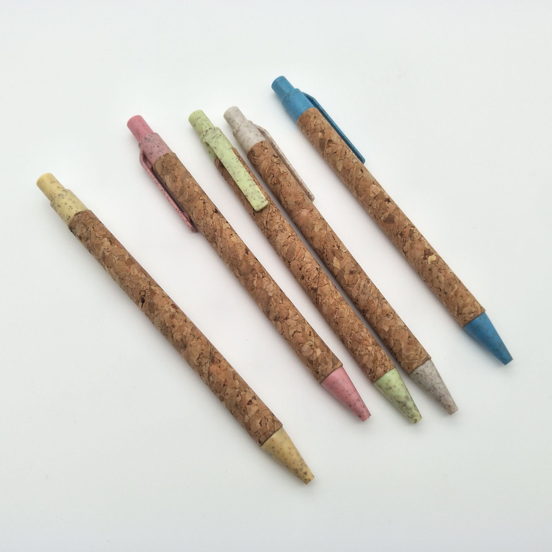Hot Sale New design fabric pen customized logo eco friendly pen paper wheat straw eco pen