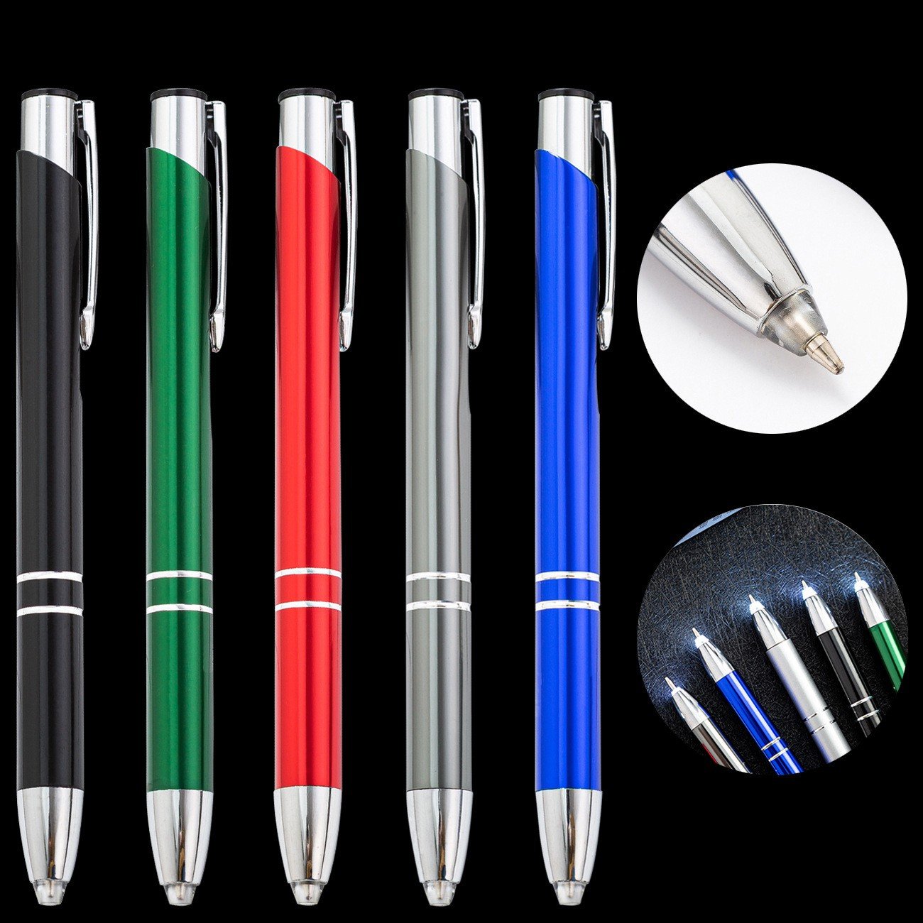Advertising Cheap Led Light Up Pen Multifunction High Quality Custom Logo Ballpoint Pen
