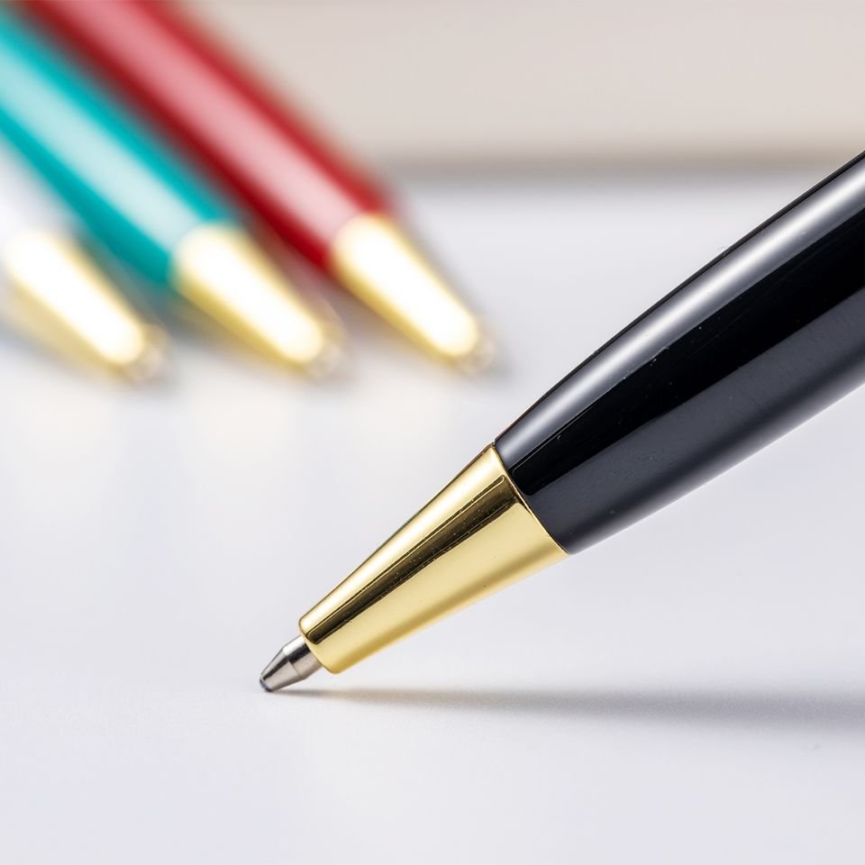 Manufacturer Hot Sale Creative Design Good Quality Heavy Metal Promotional Pen Custom Logo Black Ballpoint Pen