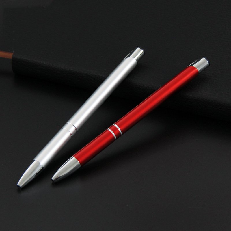 Promotional Personalized Metal Ballpoint Pens Custom Laser Engraved Print and Branded Logo Cheap Gift from Manufacturer