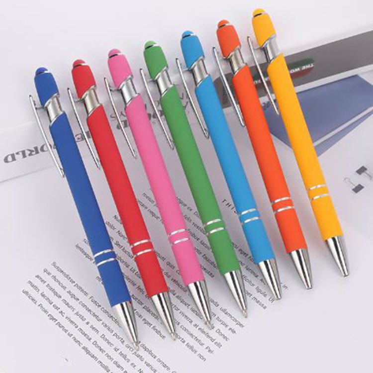 Hot Sale Aluminum Ball-point Pen Touch Felt Screen Tip Pen Touch With Logo Printing
