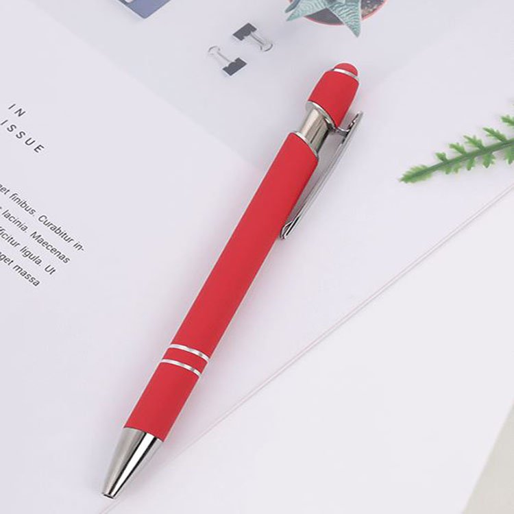 Hot Sale Aluminum Ball-point Pen Touch Felt Screen Tip Pen Touch With Logo Printing