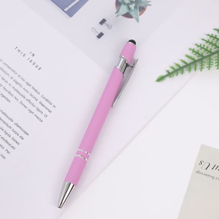Hot Sale Aluminum Ball-point Pen Touch Felt Screen Tip Pen Touch With Logo Printing