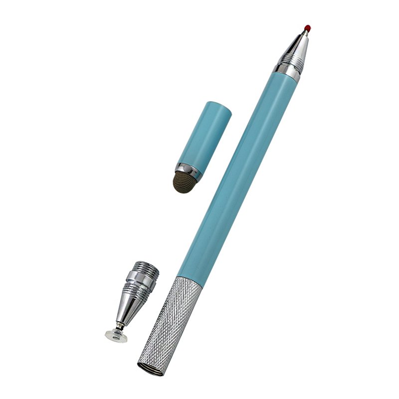 3 in 1 universal sensitive drawing fiber precision capacitive stylus pen fine point disc cloth tip pointed for tablet cell Phone
