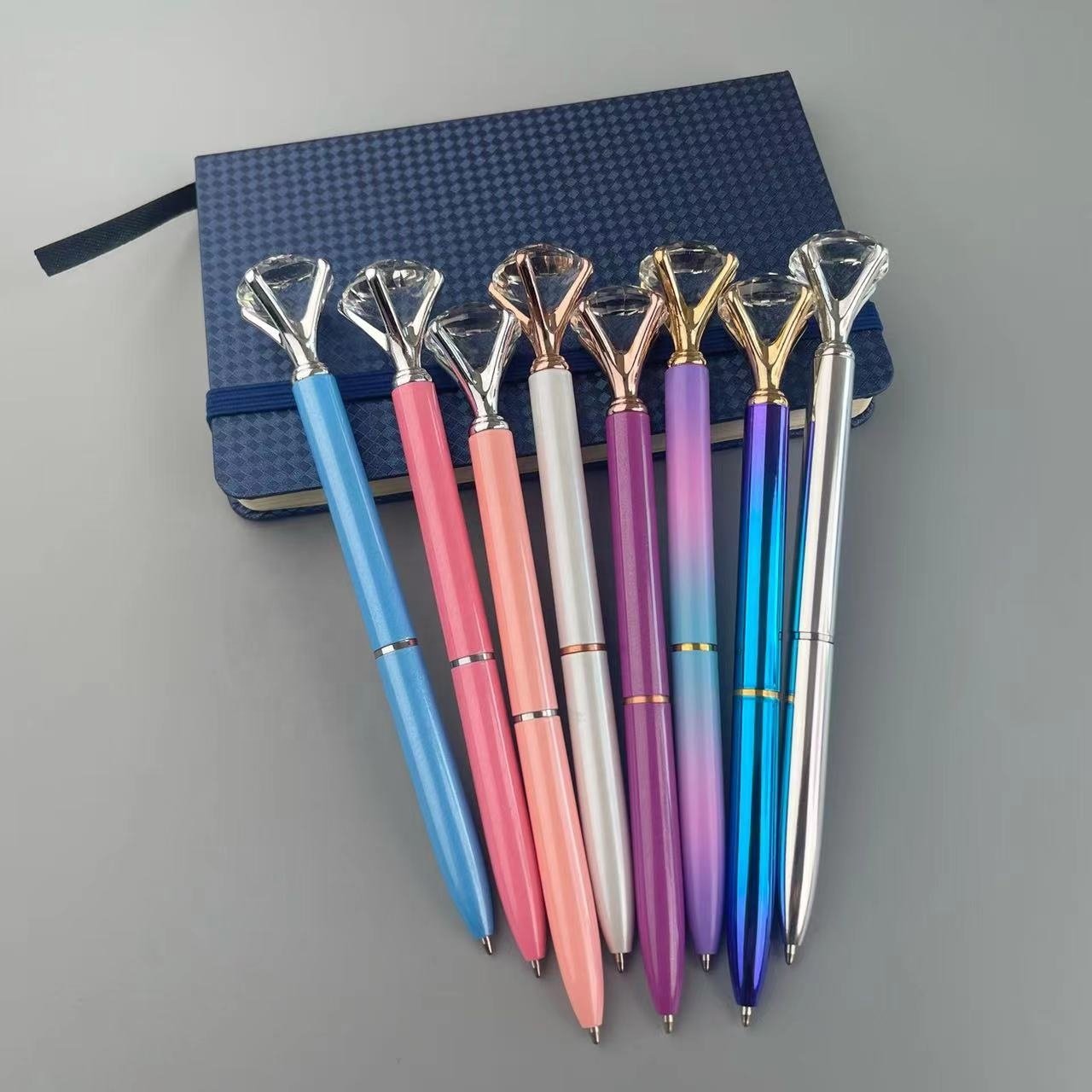 Most Popular Metal Crystal Diamond Pen Rose Gold Cristal Pen for Retails or wholesales