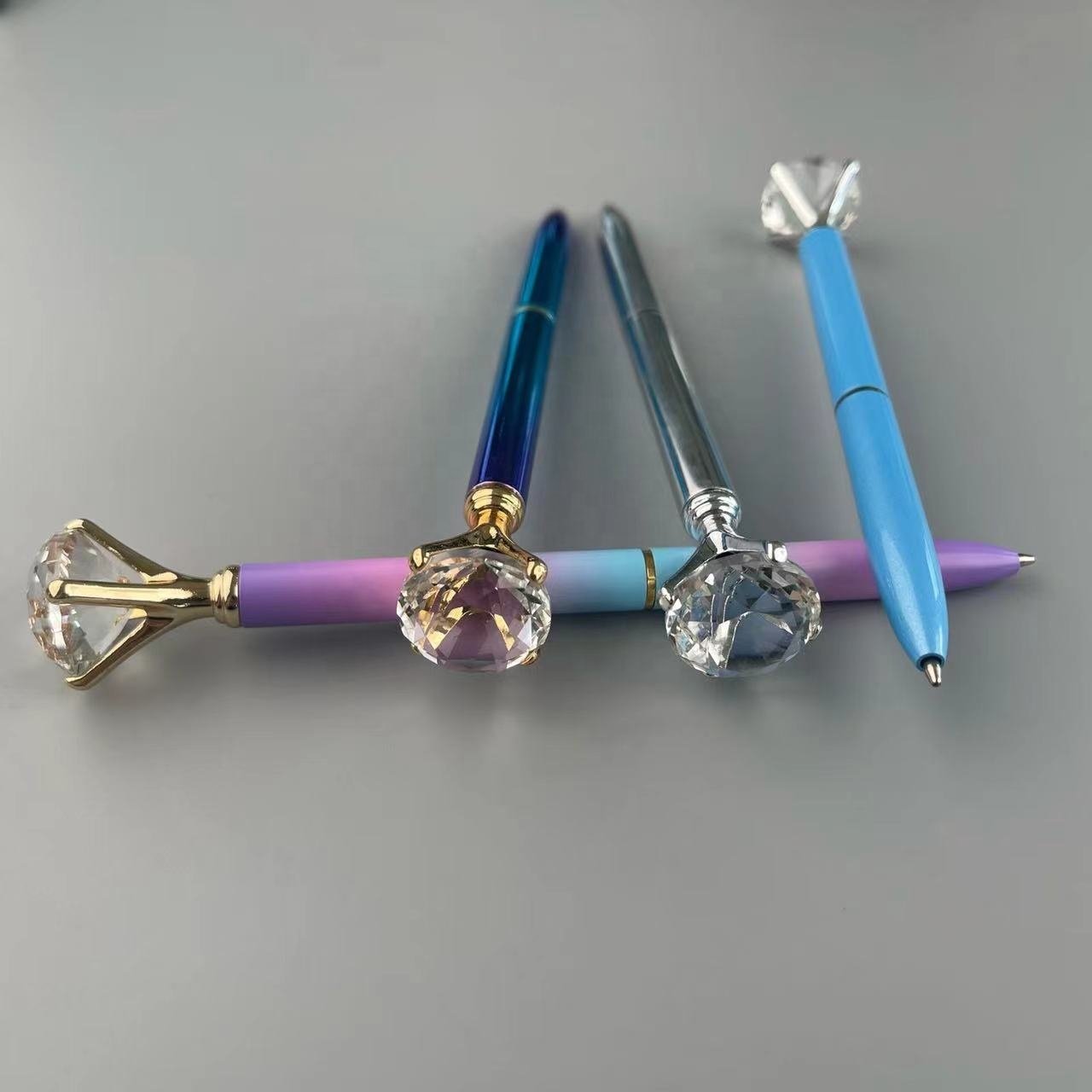 Most Popular Metal Crystal Diamond Pen Rose Gold Cristal Pen for Retails or wholesales