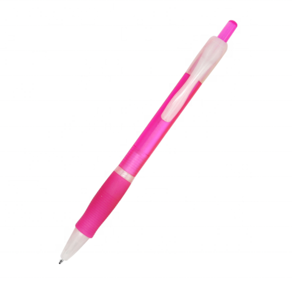 Becol Promotion soft rubber grip Plastic Ball Pen custom logo ballpoint pen for advertising
