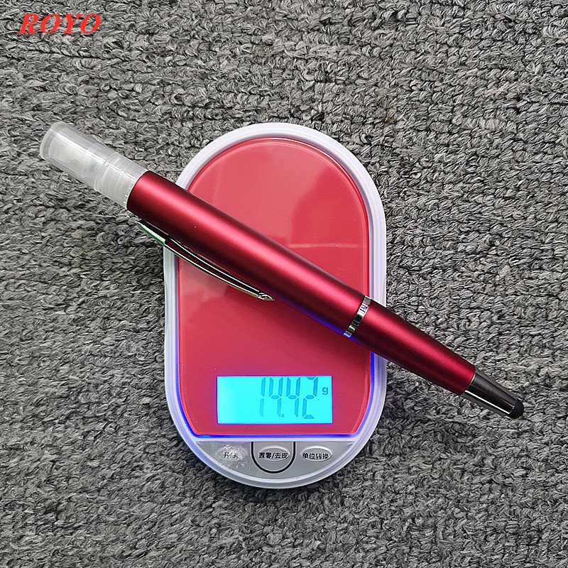Hand Cleaning Perfume 3 in 1 Spray Disinfection Bottle Pen Plastic Ball Promotional Item Sprayer Pens Ballpoint Gel Pen