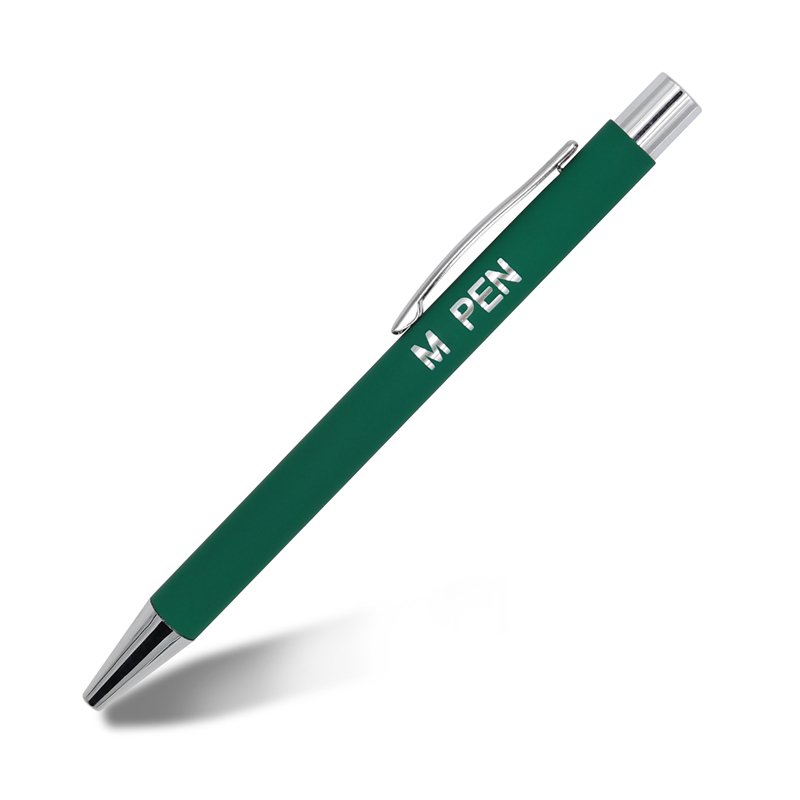 China Factory Cheap Black Pen Clip Promotional Aluminum Ball Pen Press Ballpoint Pen With Custom Logo For Business Advertising