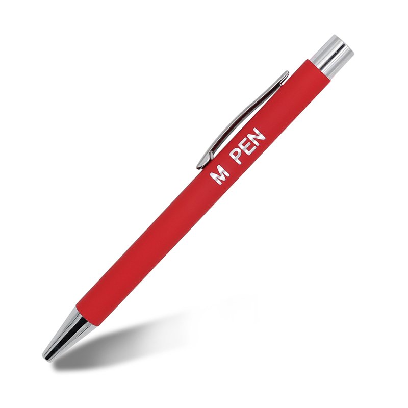 China Factory Cheap Black Pen Clip Promotional Aluminum Ball Pen Press Ballpoint Pen With Custom Logo For Business Advertising