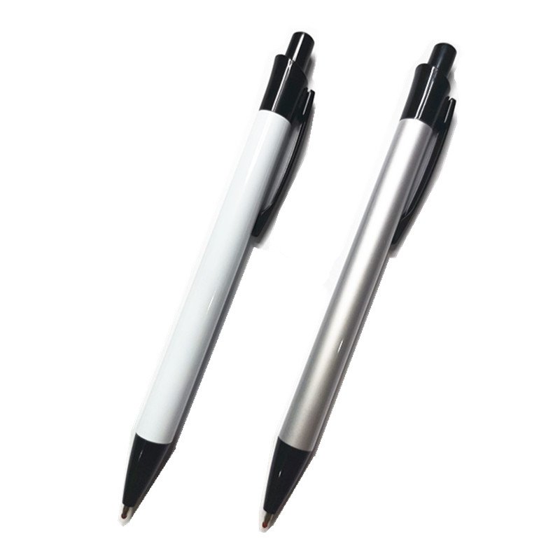 Factory Price DIY metal sublimation blank ballpoint pen with shrink wrap