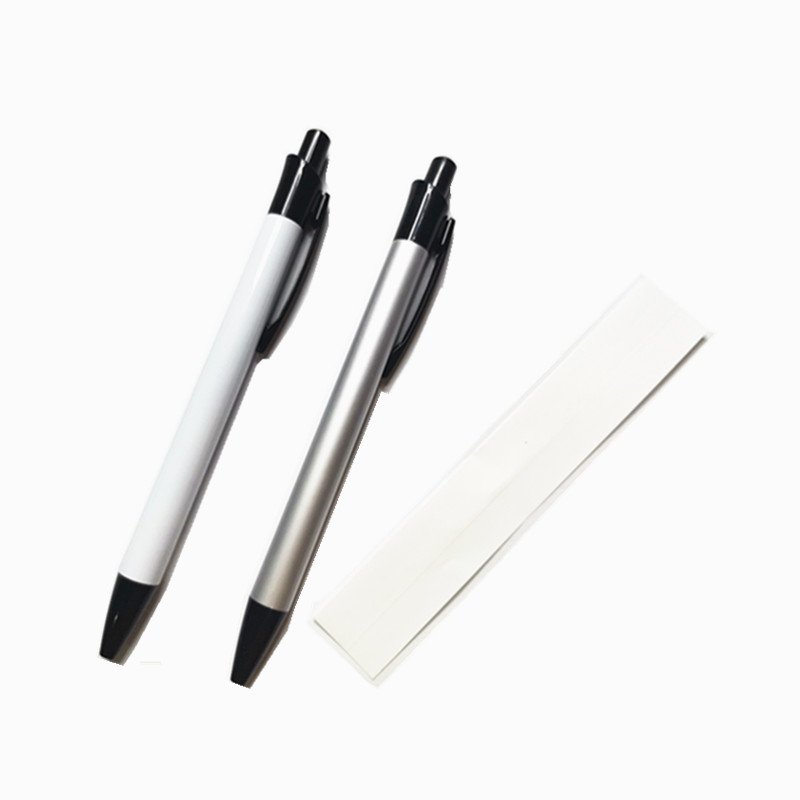 Factory Price DIY metal sublimation blank ballpoint pen with shrink wrap