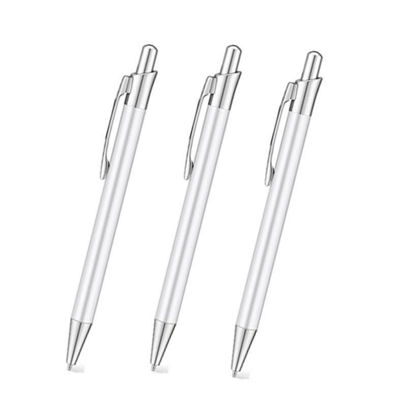 Factory Price DIY metal sublimation blank ballpoint pen with shrink wrap