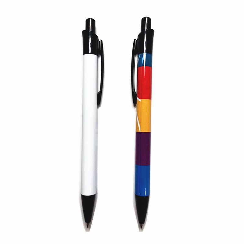 Factory Price DIY metal sublimation blank ballpoint pen with shrink wrap