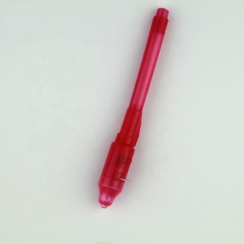 Disappearing Ink Marker Pen Secret Spy Message for Ideas Gifts LED light UV money detector invisible ink pen