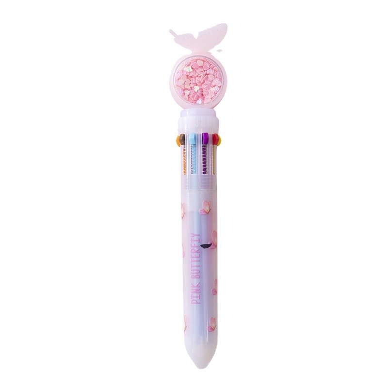 children's cute cartoon cute 10-color multicolor ballpoint pen