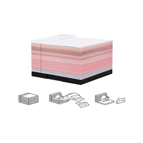 Love Castle Notes Customizable 3D note sculpture artwork hand-torn paper office home memo pad 3D sticky notes