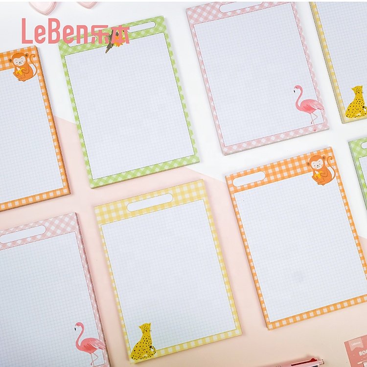 New Design Notes Paper Memo Pads Exercise Note Pad Manufacturer