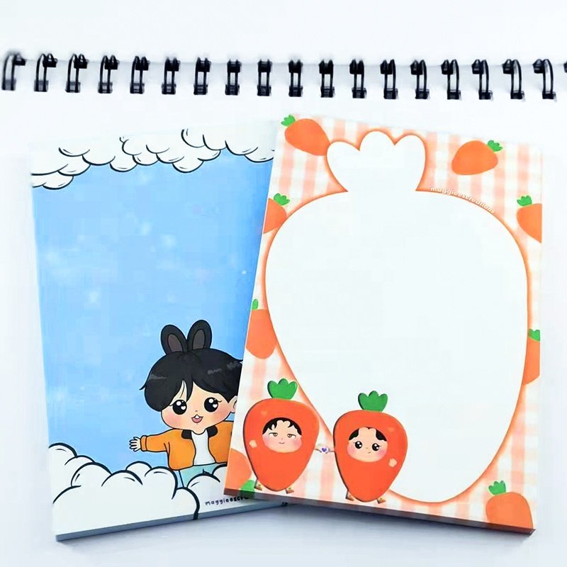 hot sale eco custom lovely cute memo pad print sticky note for planner with set