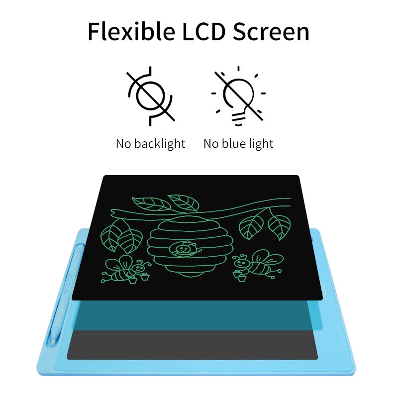digital lcd writing tablets graphics memo drawing board kids monochrome LCD handwriting pad doodle painting education board