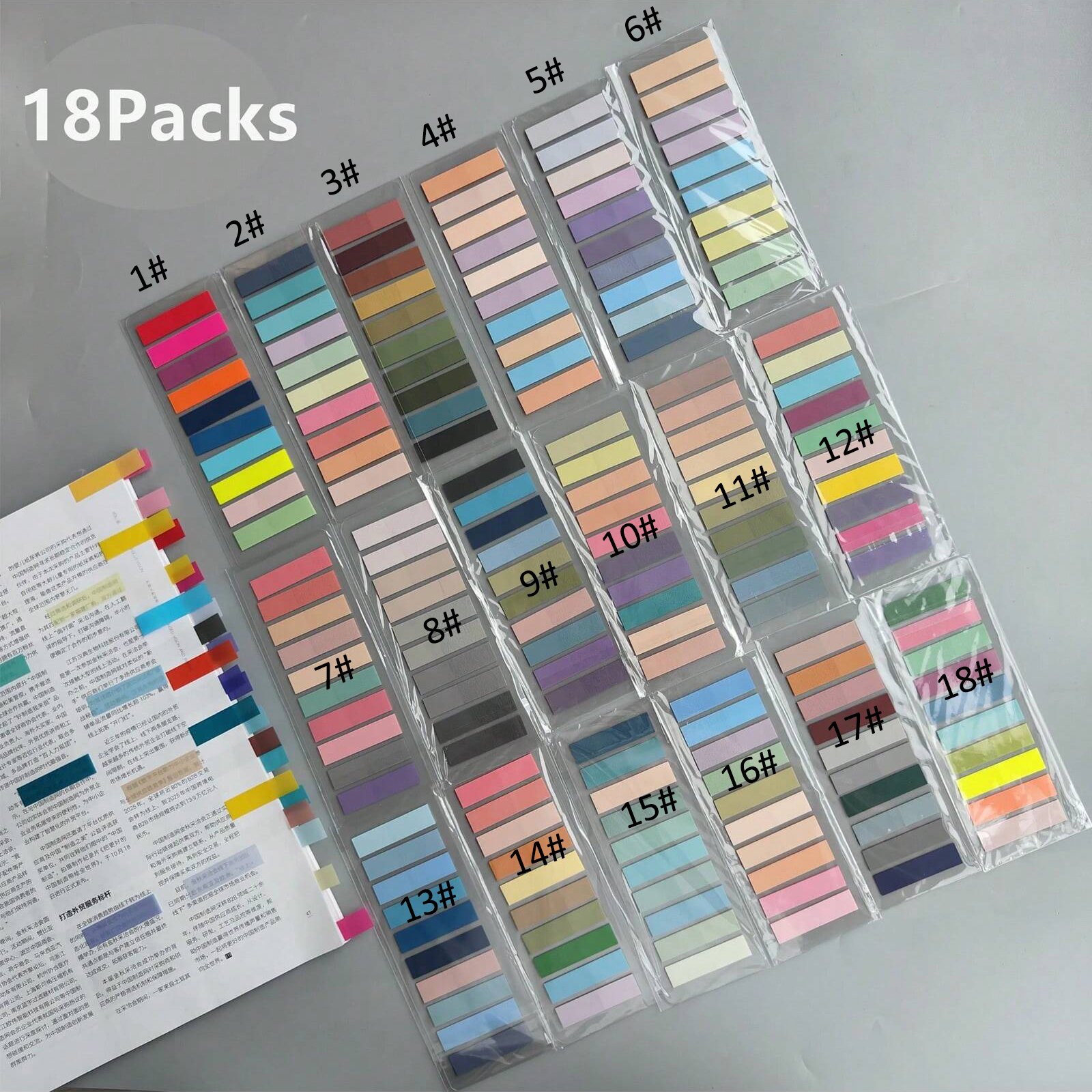 Custom index stickers, quick shipping customized stationery wholesale, Bible reading legal marker stickers,sticky note wholesale