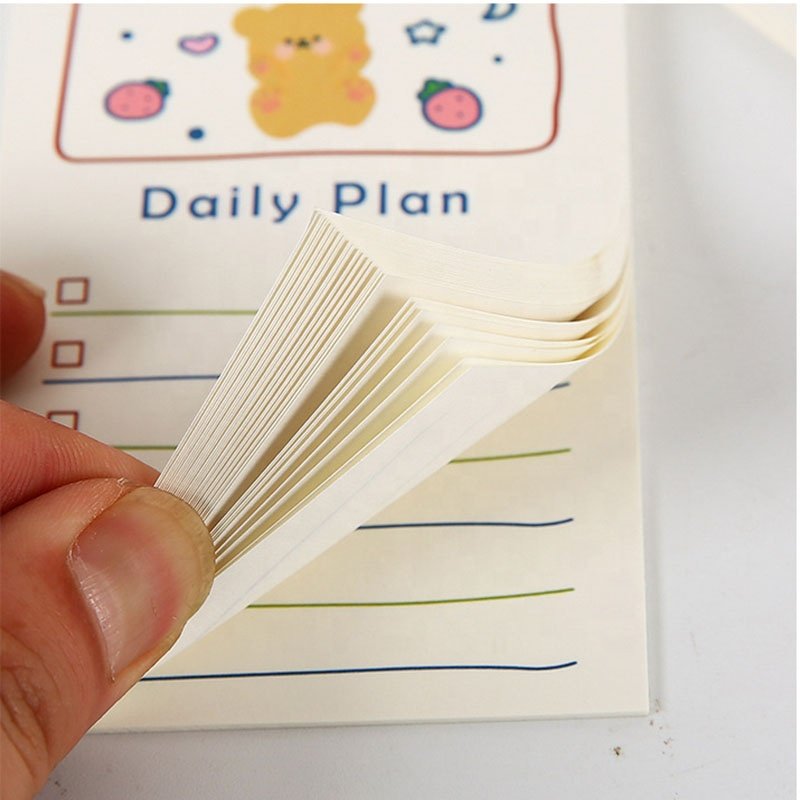 Arrival Custom Animas Design 50 Sheets Office Supplier Home Accessory To Do List Notepad Sticky Notes Cute Memo Pads Notebook