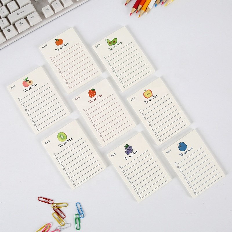 Arrival Custom Animas Design 50 Sheets Office Supplier Home Accessory To Do List Notepad Sticky Notes Cute Memo Pads Notebook